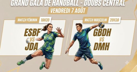 ‍ Grand Gala de Handball au Doubs Central